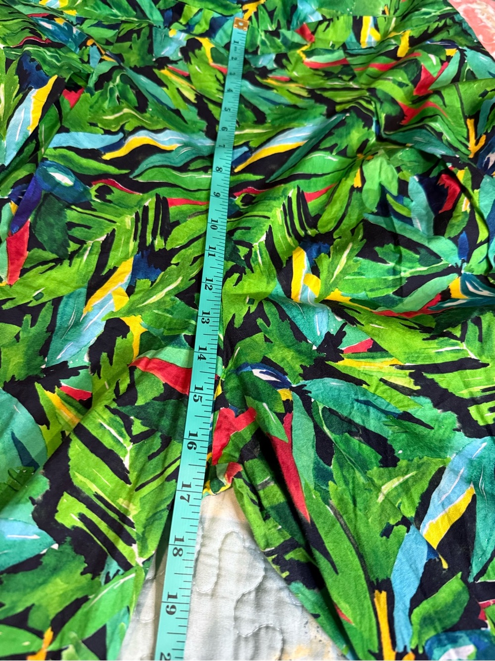 Emily and Fin Tropical Green XXL Sleeveless Maxi Jumpsuit Cocktail Resortwear - Picture 15 of 16